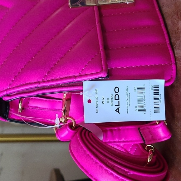 NWT Aldo fushia top handle bag - Picture 3 of 7